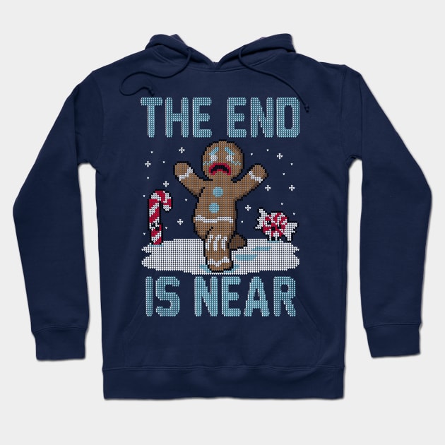 Christmas is near! - Ugly Christmas Sweater Hoodie by Raffiti